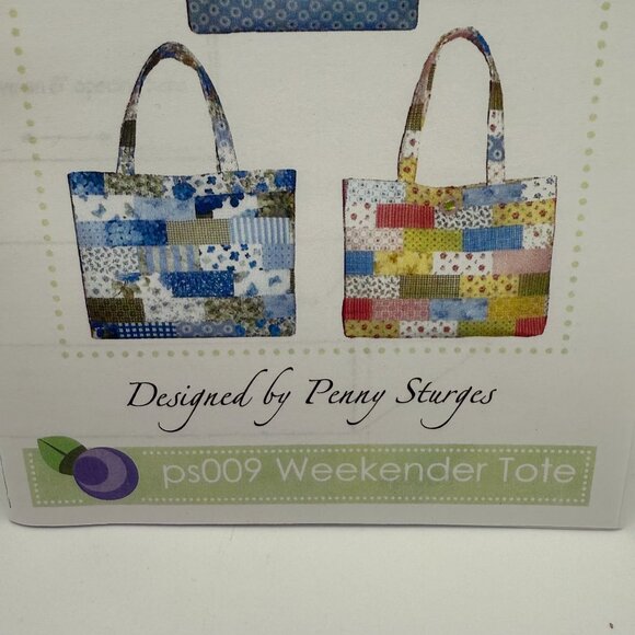 Quilts Illustrated Weekender Tote Pattern PS009 By Penny Sturges - Picture 3 of 6
